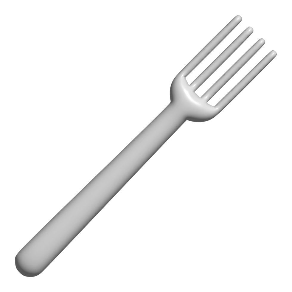 fork 3d icon png