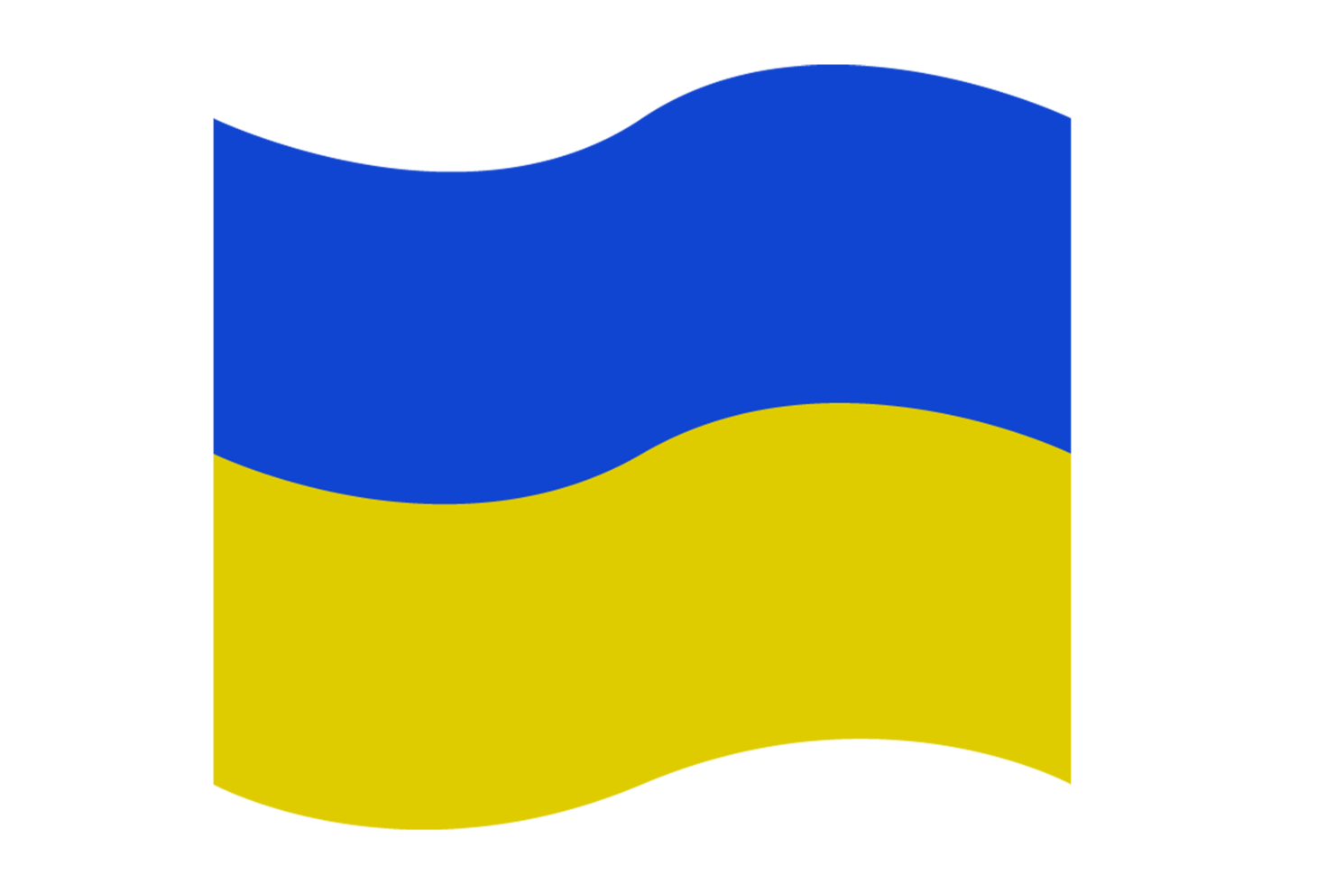 nazionale ucraino bandiera. png isolato illustrazione. il colore di il originale png