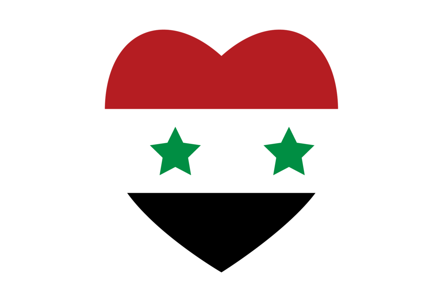 Siria ufficialmente bandiera gratuito png