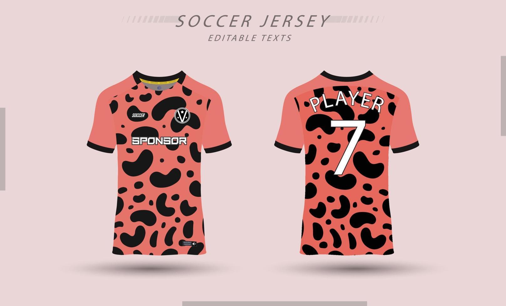 Best vector soccer jersey template sport t shirt design