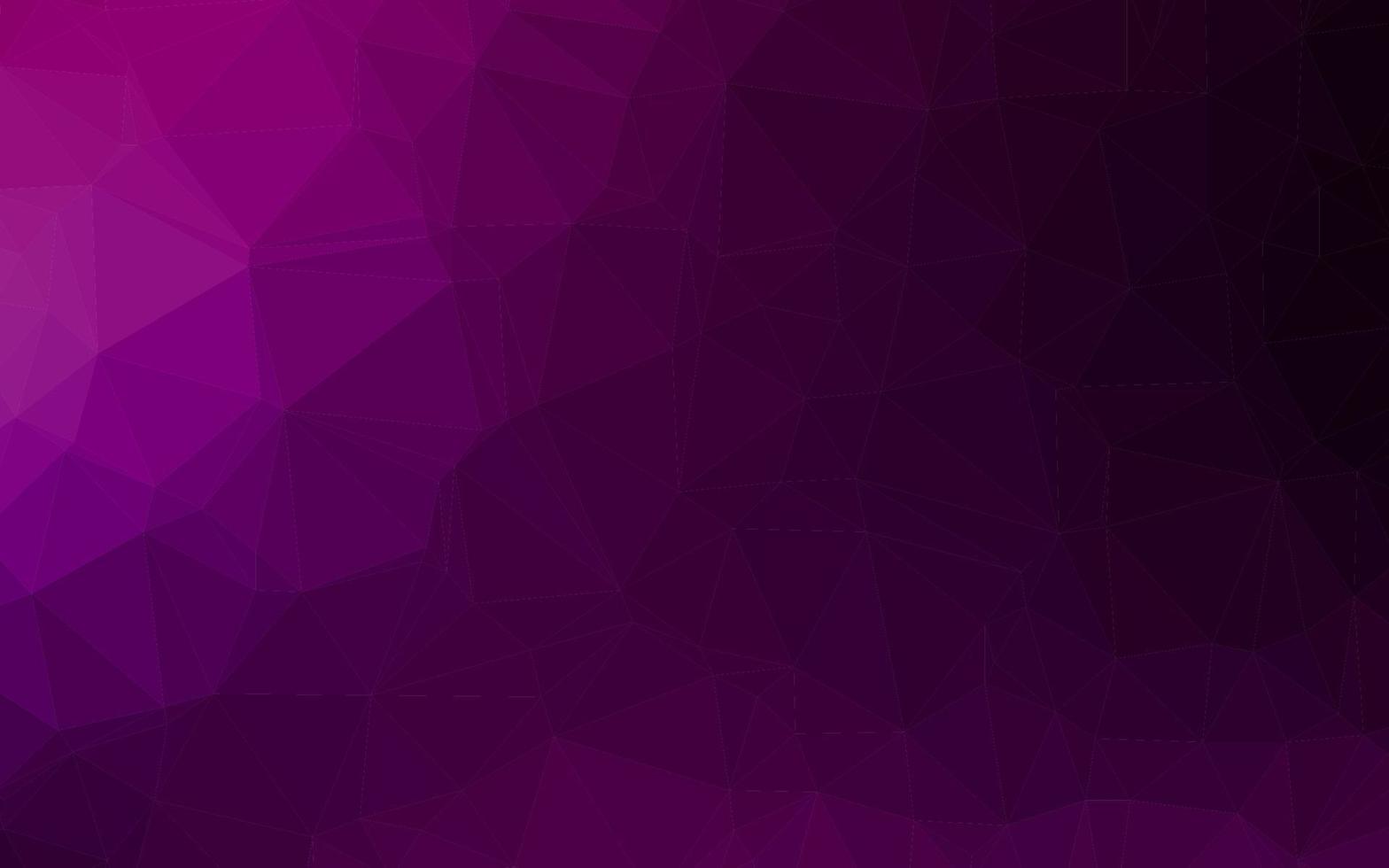 Dark Purple vector triangle mosaic template.