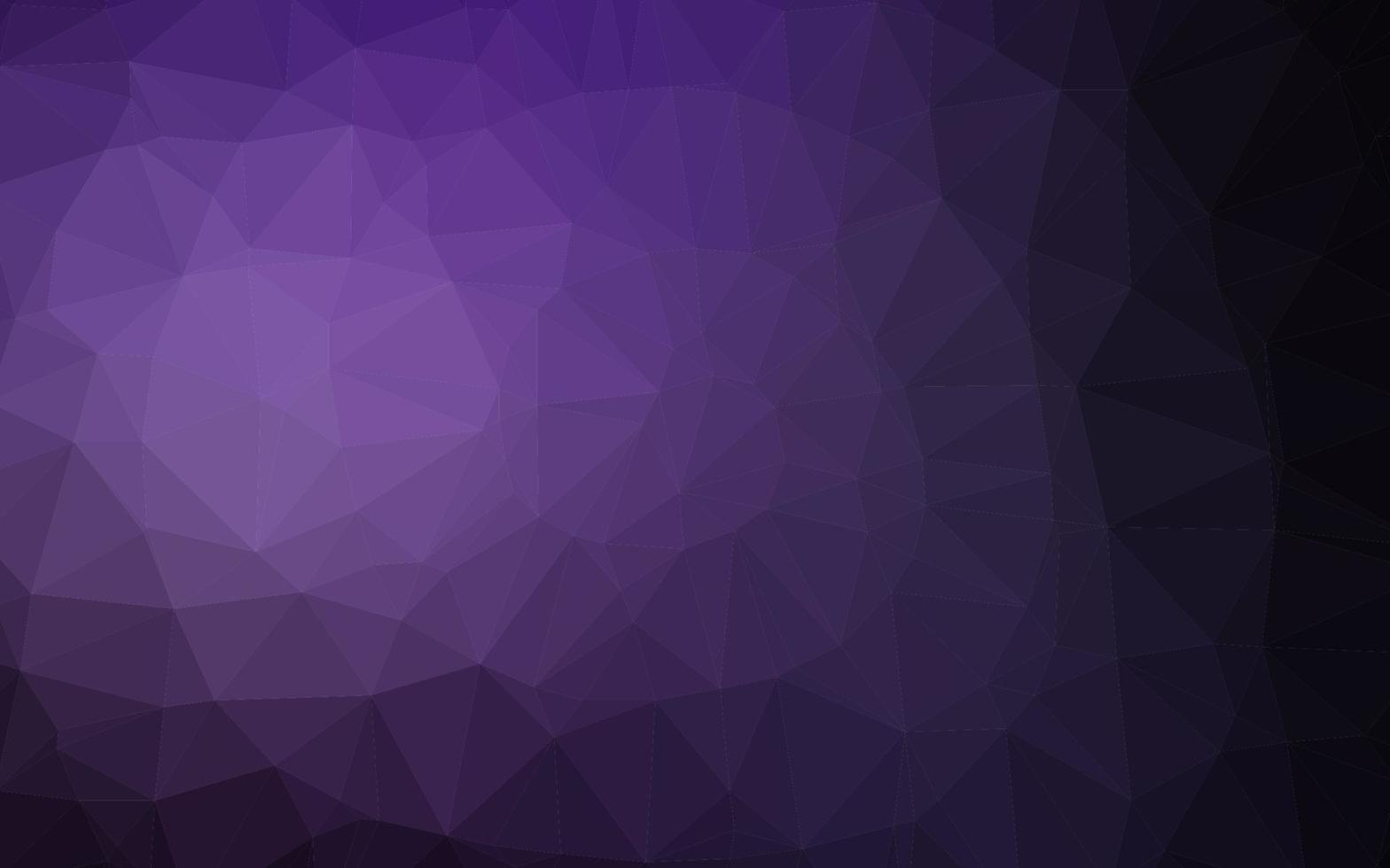 Dark Purple vector abstract polygonal layout.