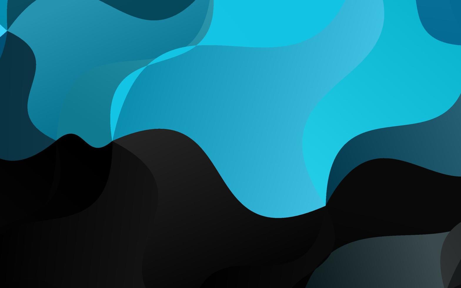 Light BLUE vector pattern with lines, ovals.