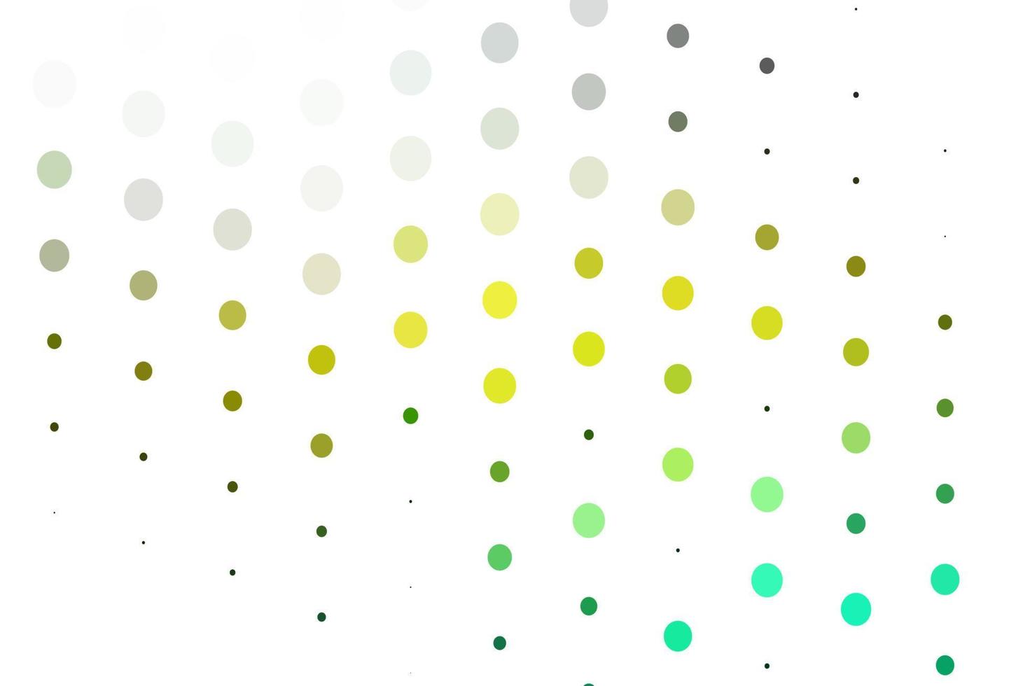 Light Green, Yellow vector texture with disks.