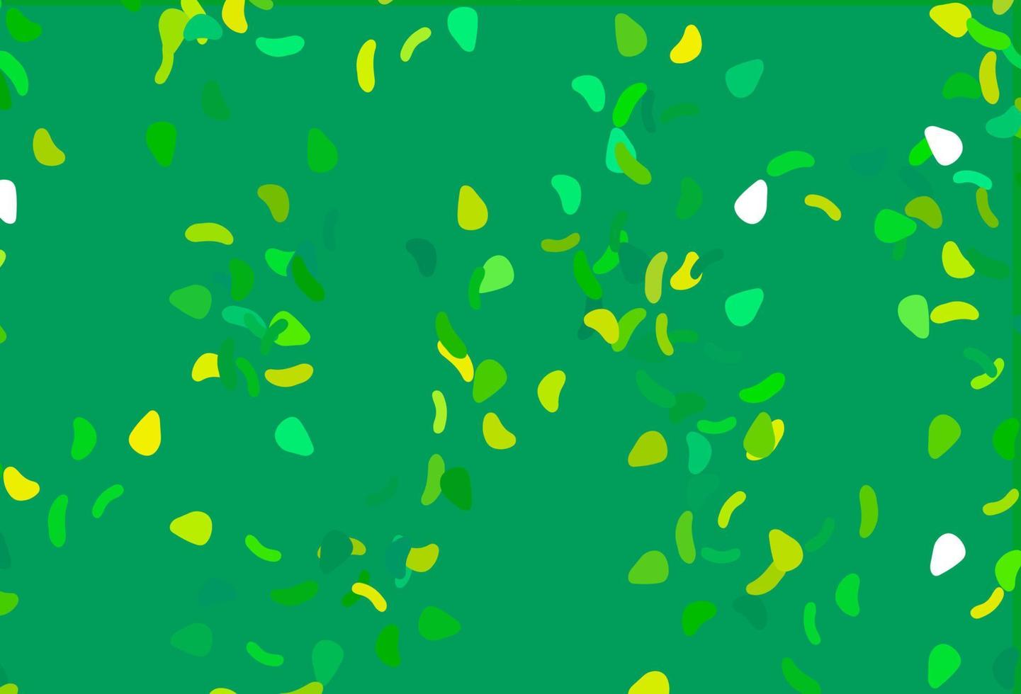 Light Green, Yellow vector texture with random forms.