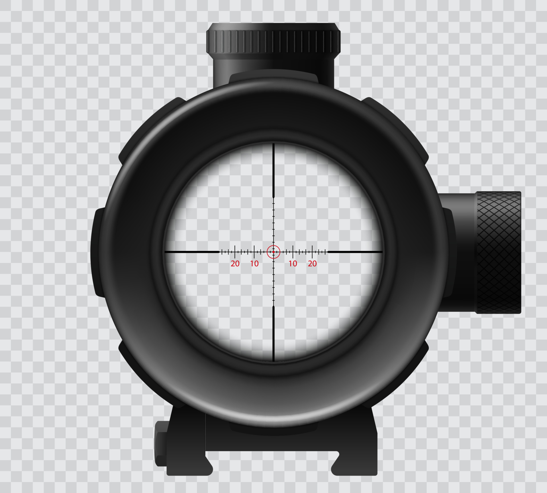 sniper rifle scope view