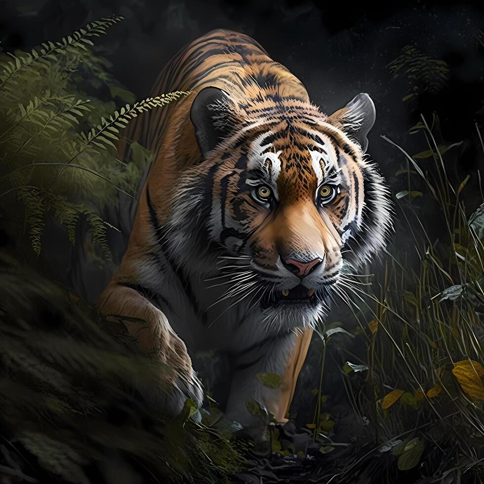 tiger animal illustration photo