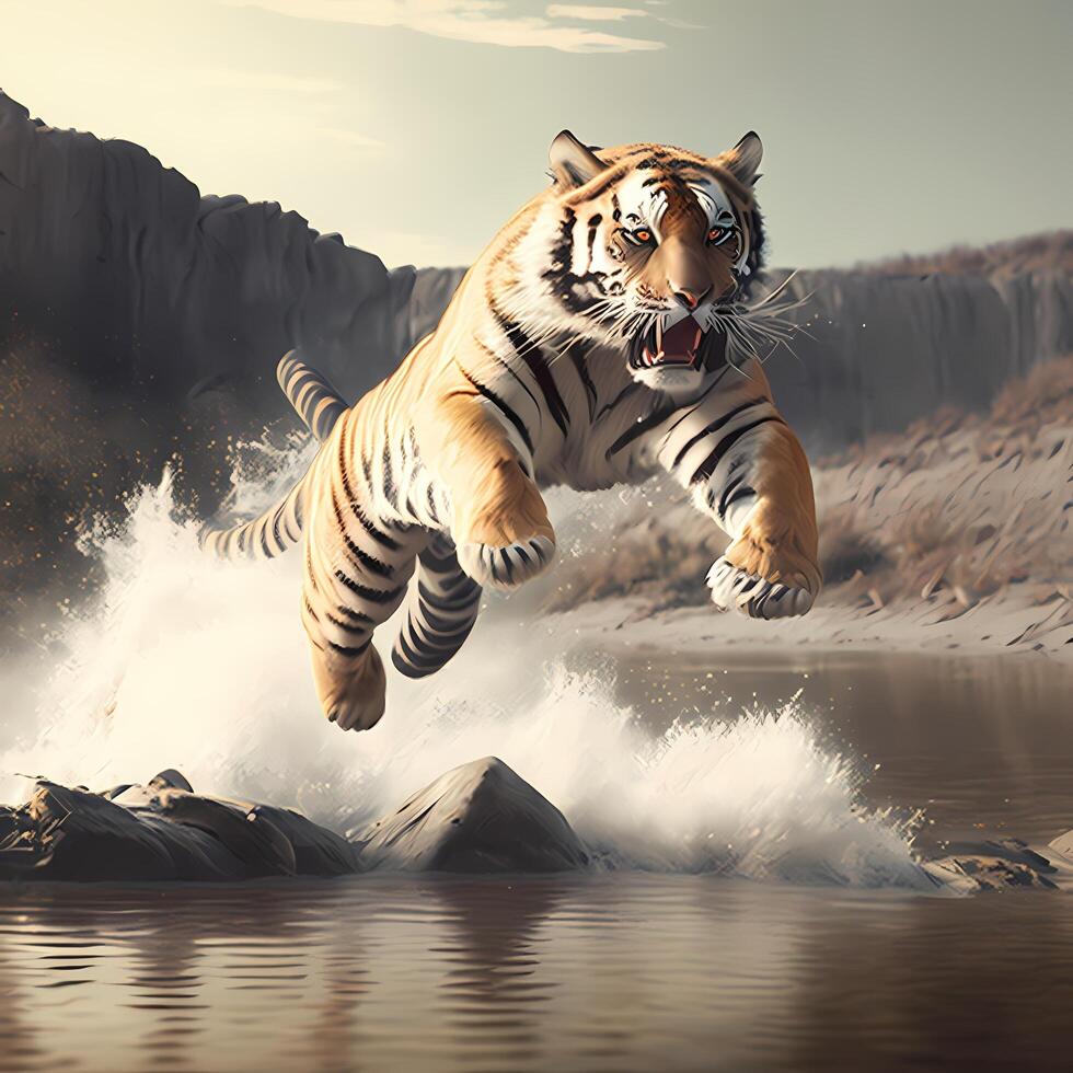 tiger animal illustration photo