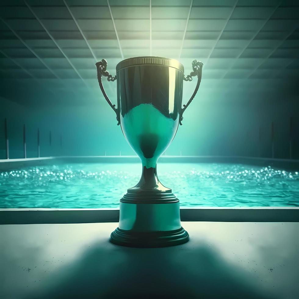 trophy illustration AI Generated photo