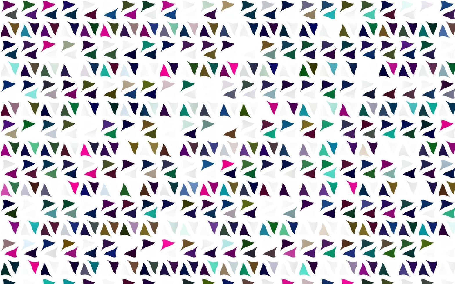 Light Multicolor, Rainbow vector layout with lines, triangles.