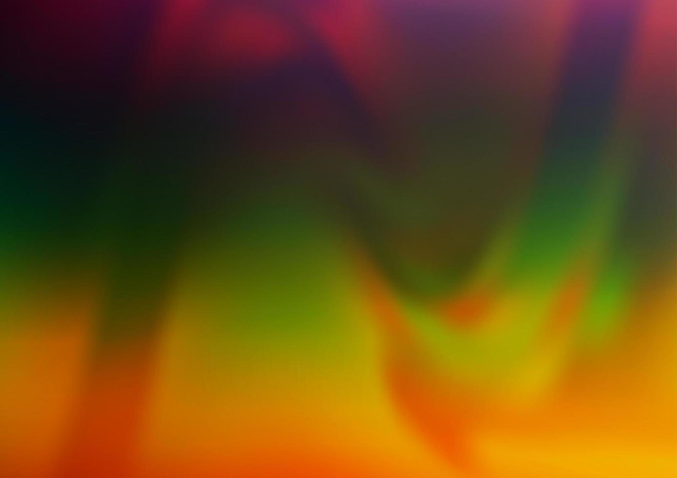 Dark Multicolor, Rainbow vector modern bokeh pattern.