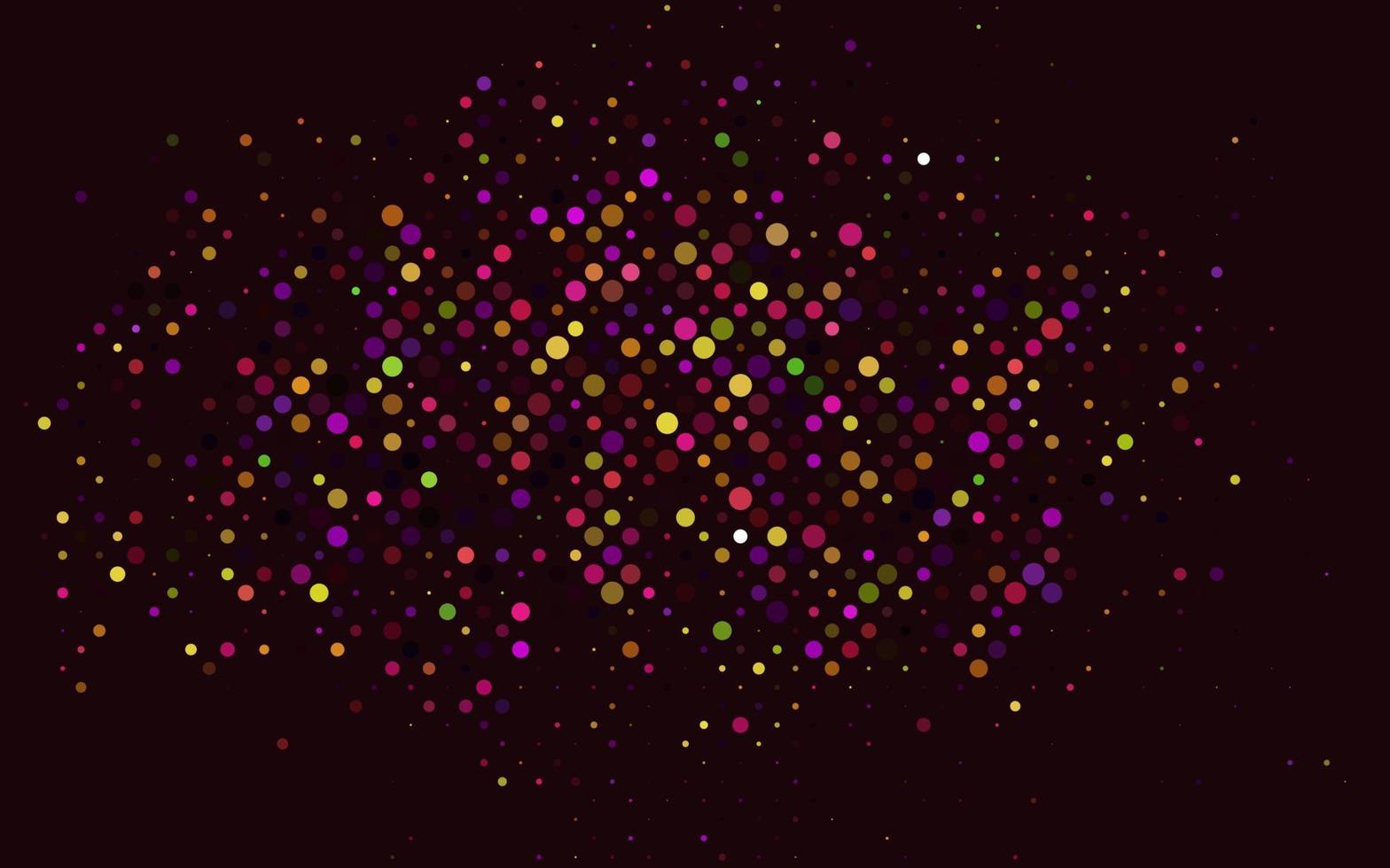 Light Multicolor, Rainbow vector template with circles.