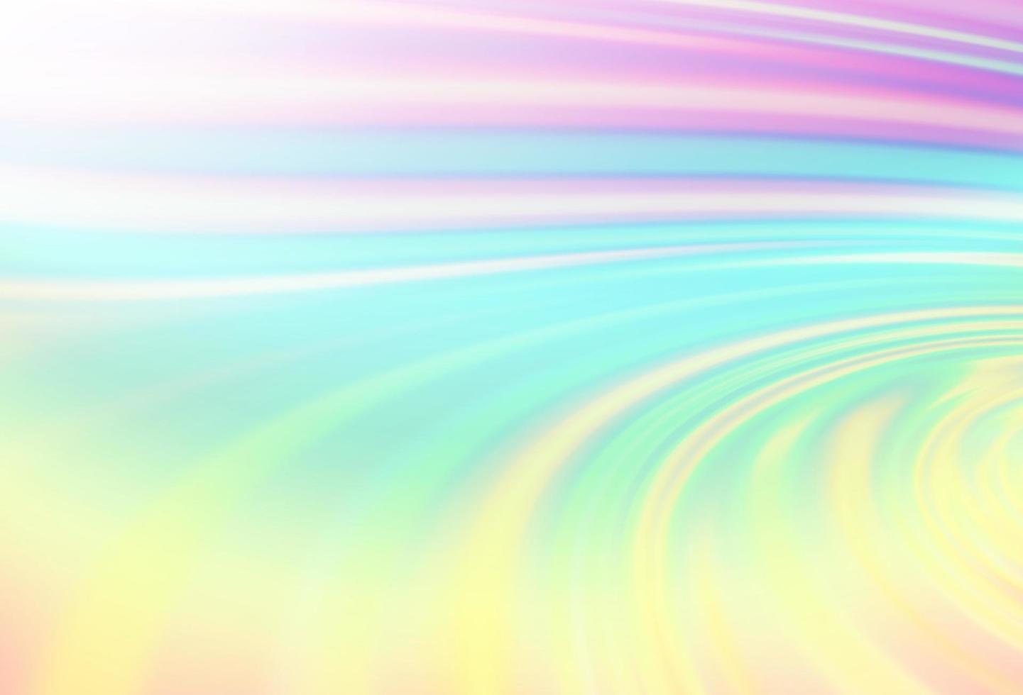 Light Multicolor, Rainbow vector template with bent lines.