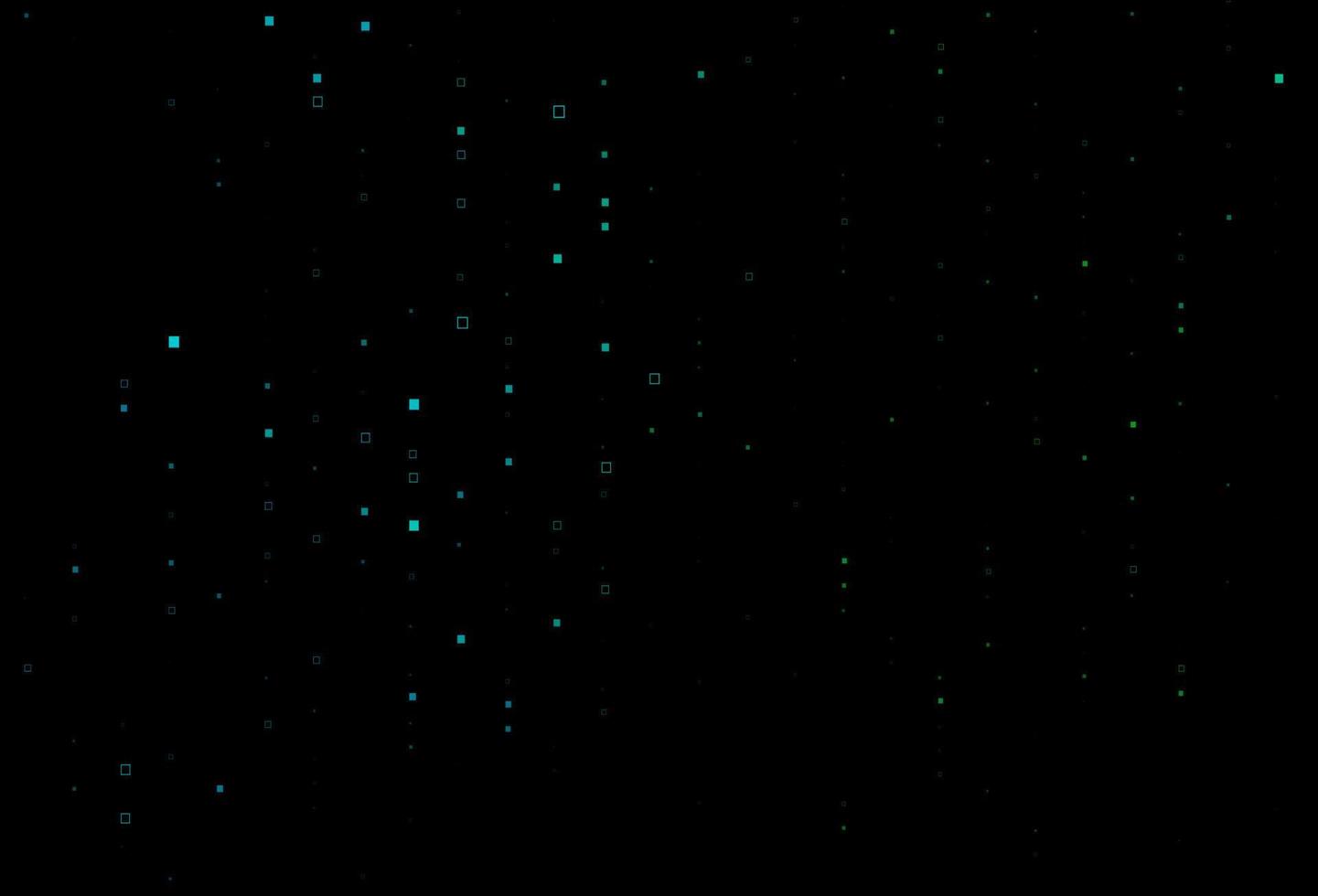 Dark Blue, Green vector background with rectangles.