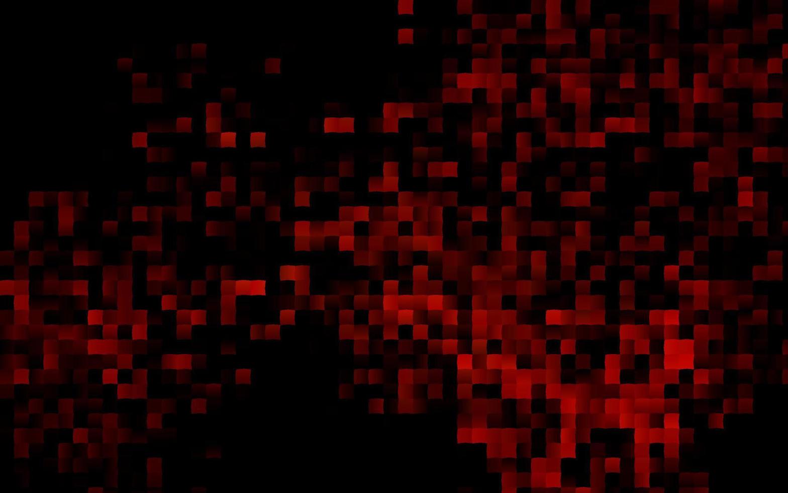 Dark Orange vector backdrop with rectangles, squares.
