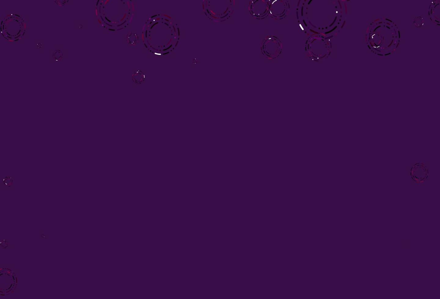 Light Purple vector pattern with spheres.