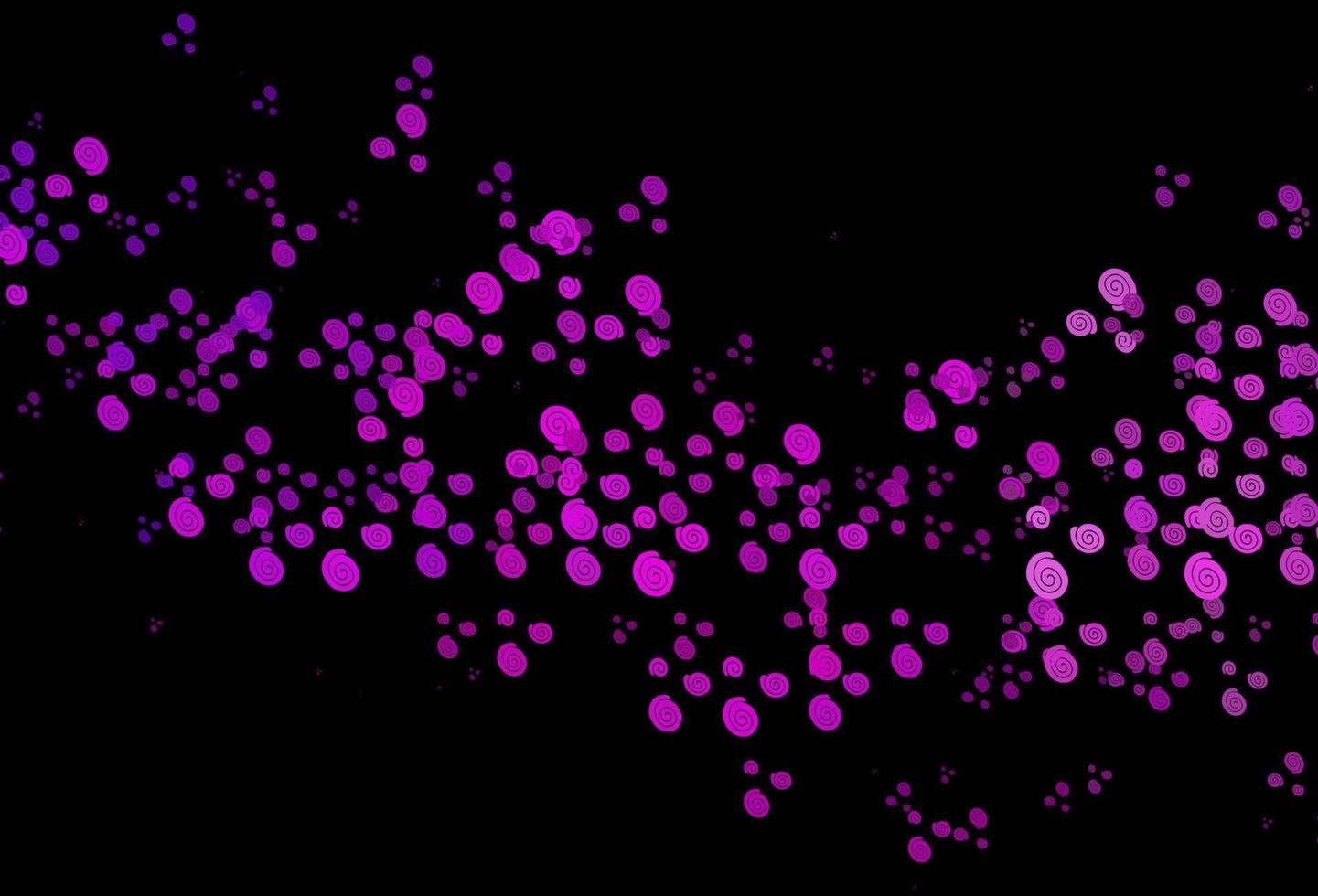 Dark Purple vector background with abstract lines.