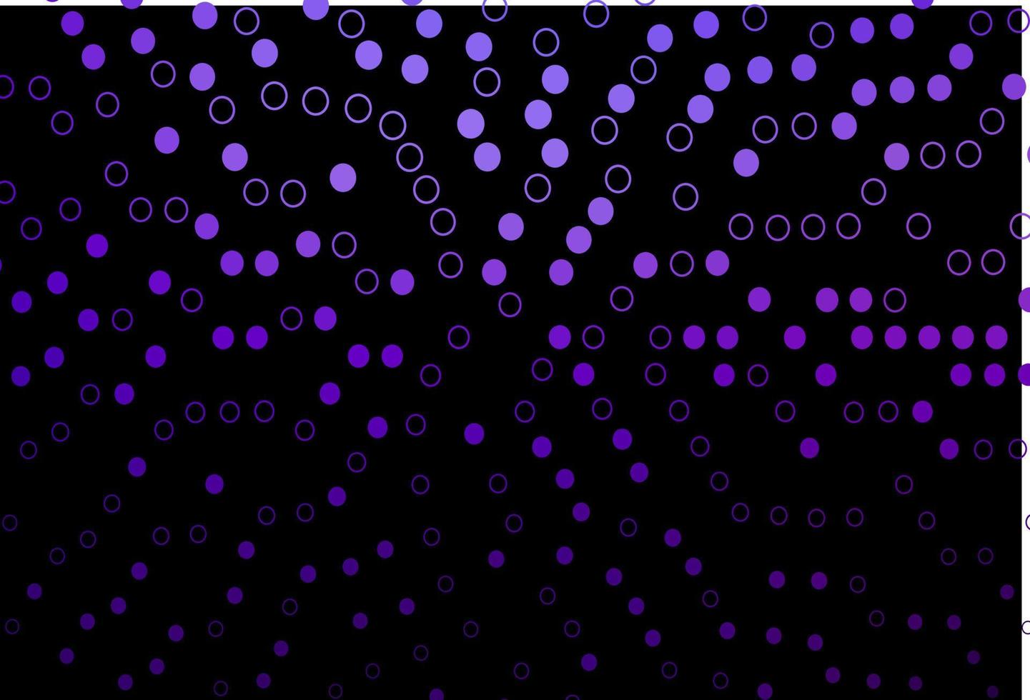 Dark Purple vector cover with spots.
