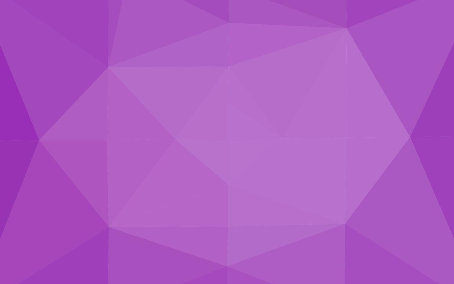 Light Purple vector shining triangular template.