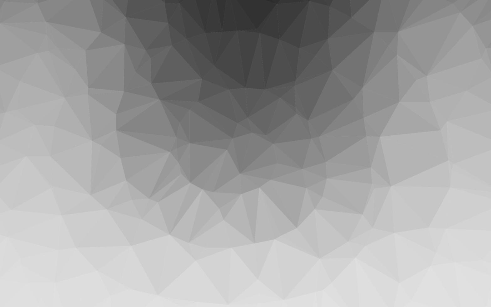 Light Silver, Gray vector low poly cover.