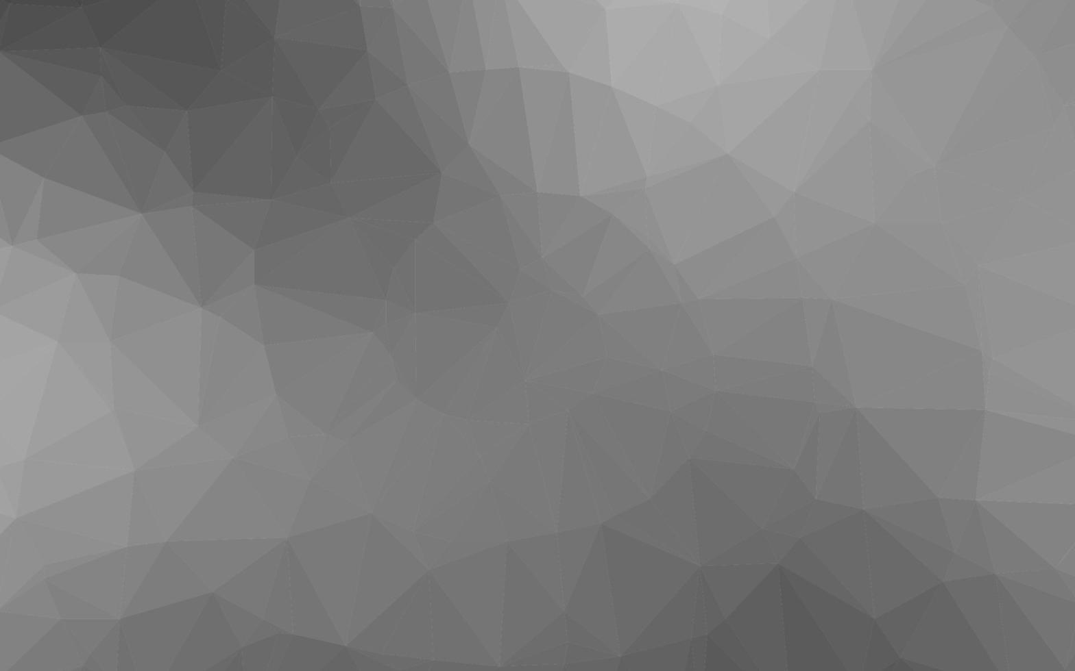 Light Silver, Gray vector polygon abstract layout.