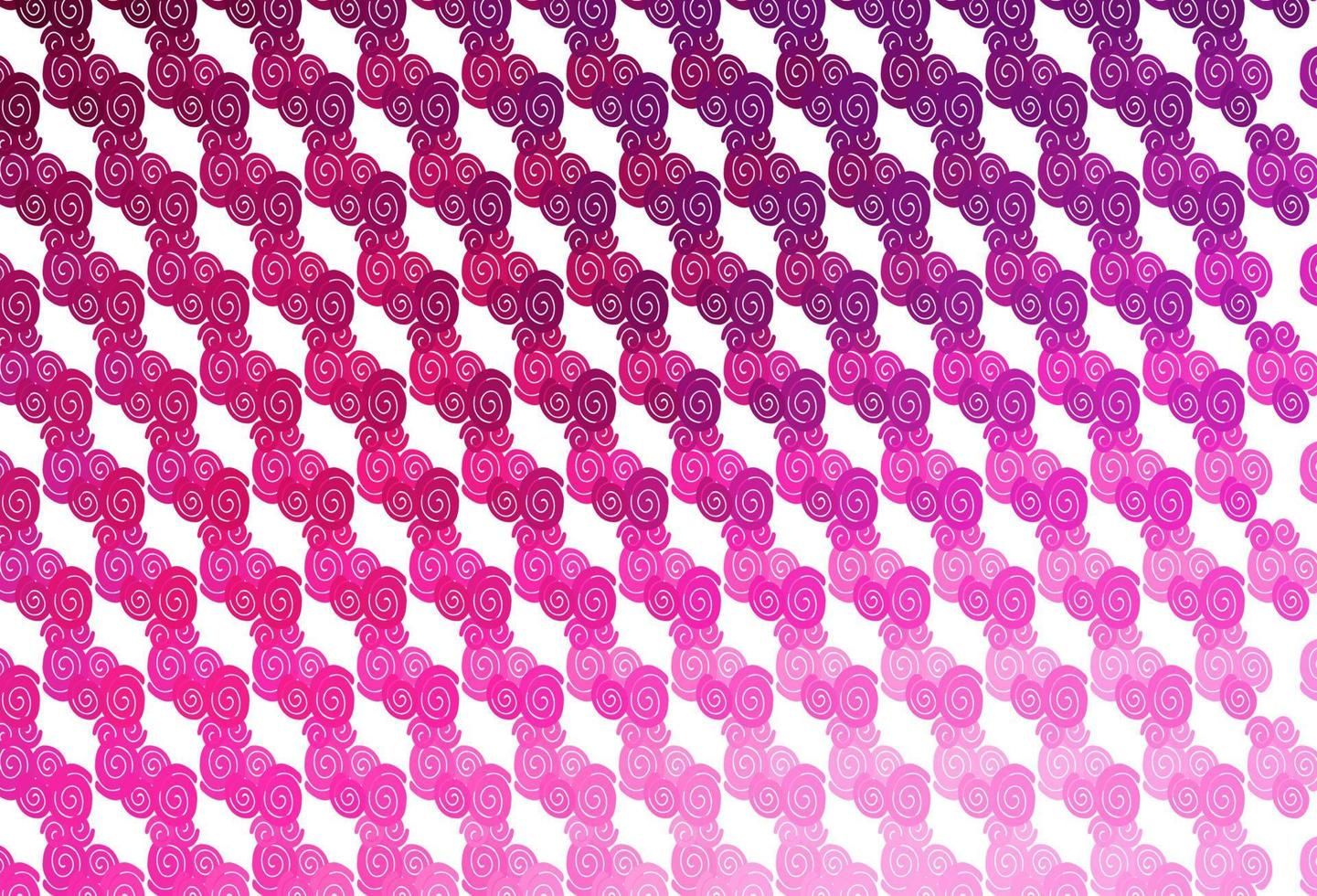 Light Pink vector pattern with liquid shapes.