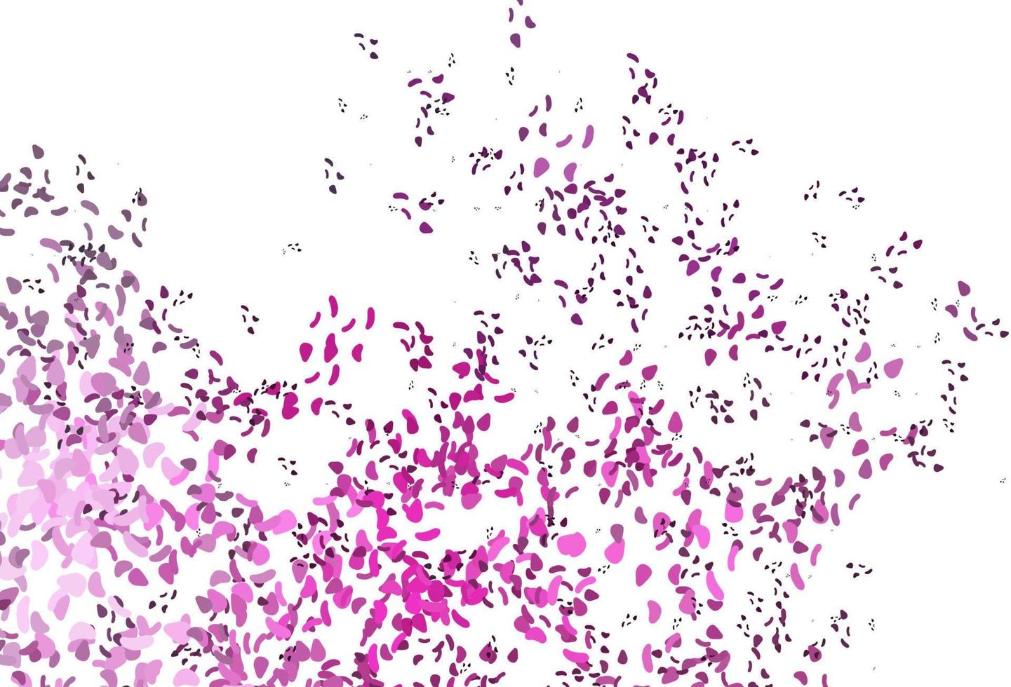 Light Pink vector background with abstract forms.