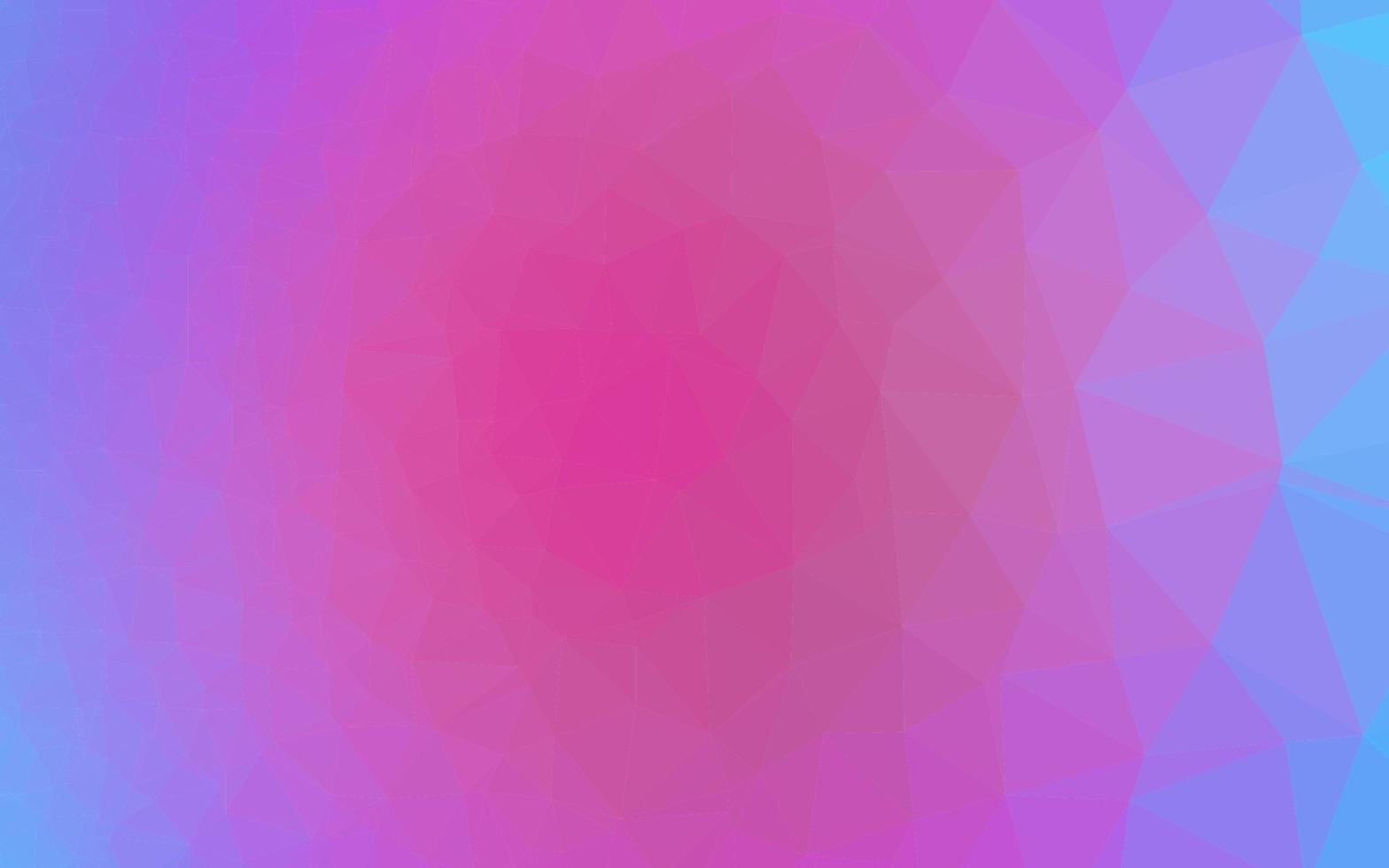 fondo poligonal vector rosa claro, azul.