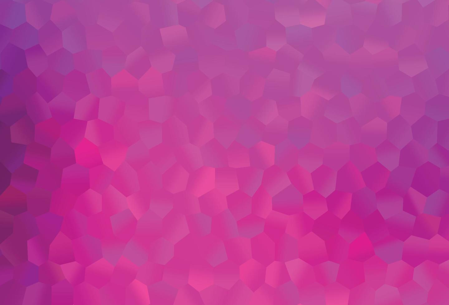 plantilla de vector rosa claro en estilo hexagonal.