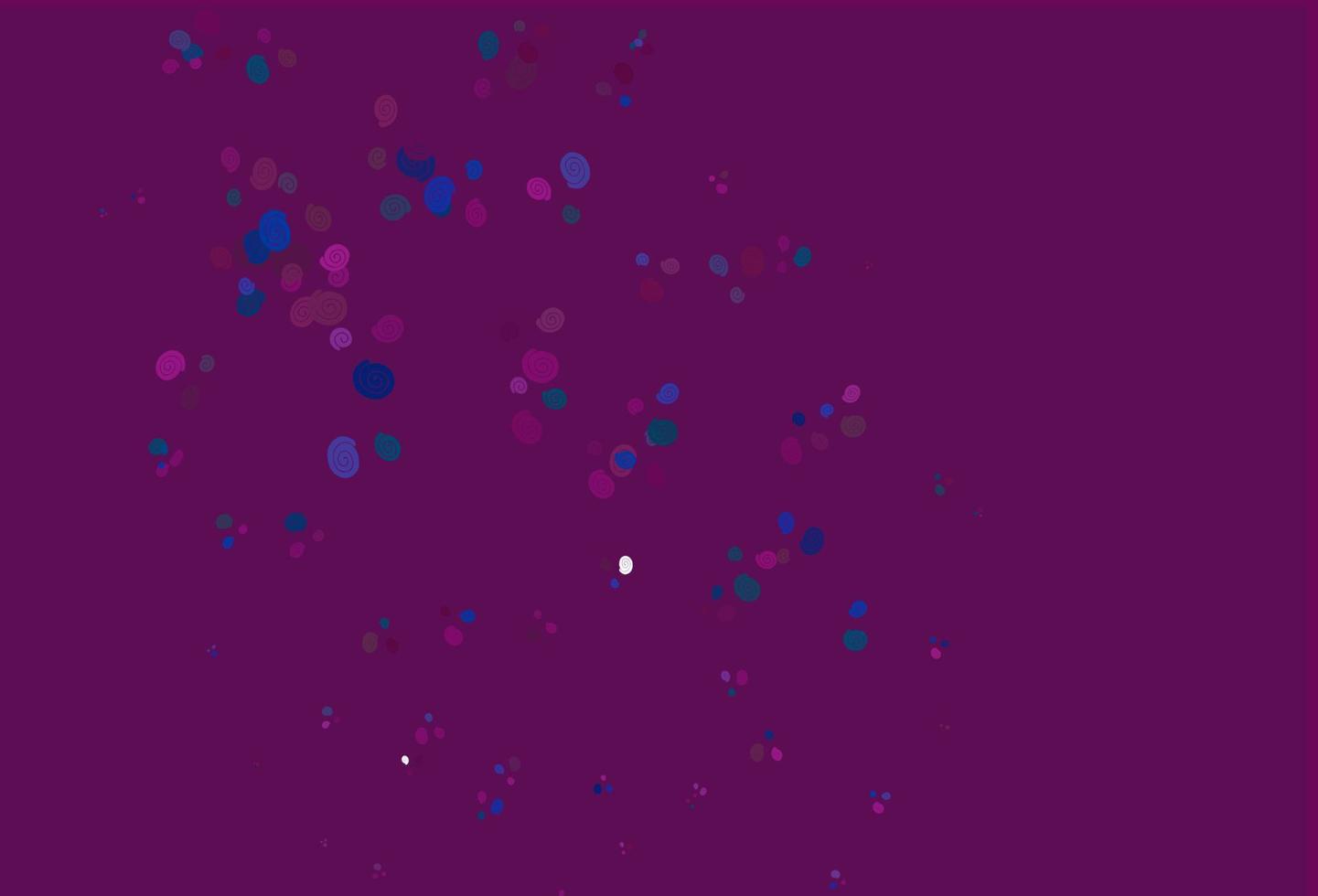 Light Pink, Blue vector template with bent lines.