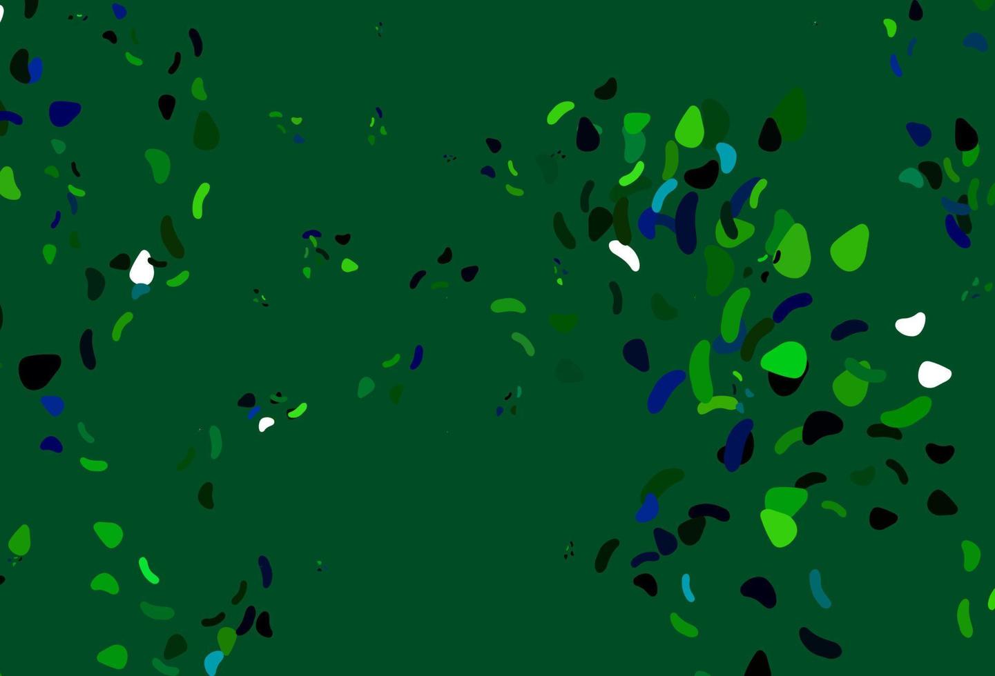 Light Blue, Yellow vector pattern with chaotic shapes.
