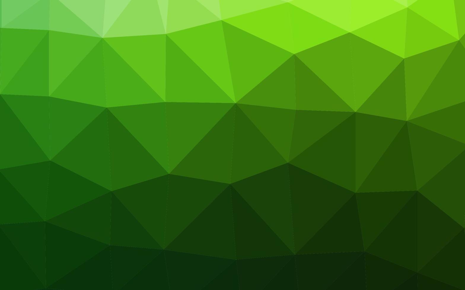 Light Green vector triangle mosaic texture.