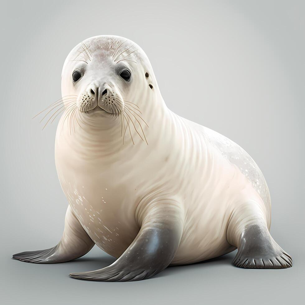 seal illustration AI Generated photo