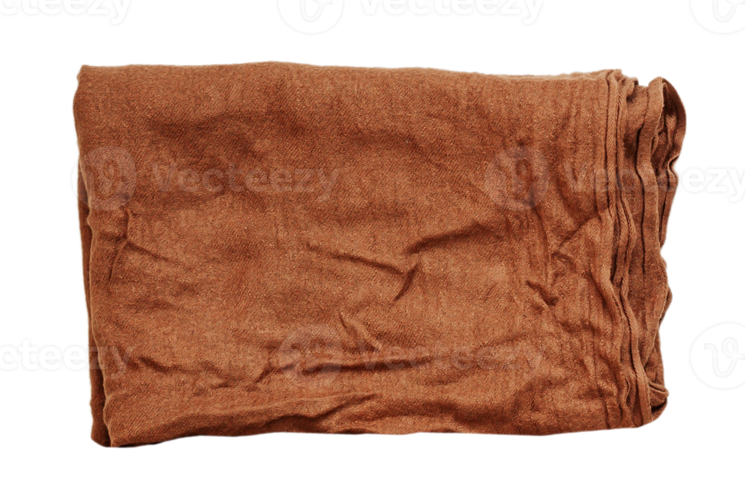 Brown scarf isolated on a transparent background png