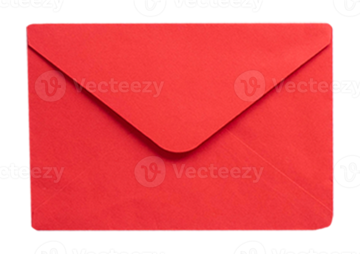 vermelho envelope isolado em uma transparente fundo png