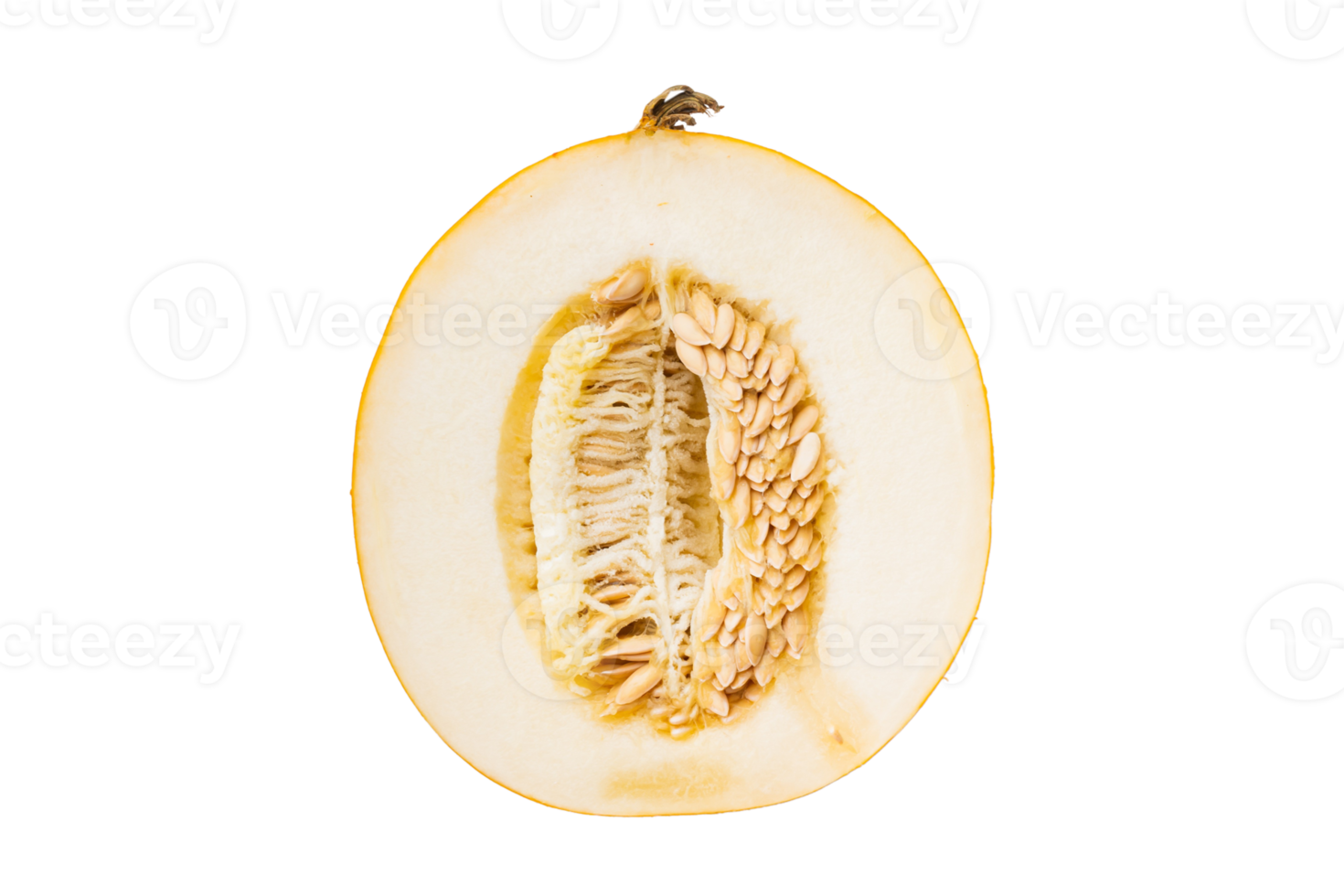 medio Fresco melón Fruta aislado en un transparente antecedentes png