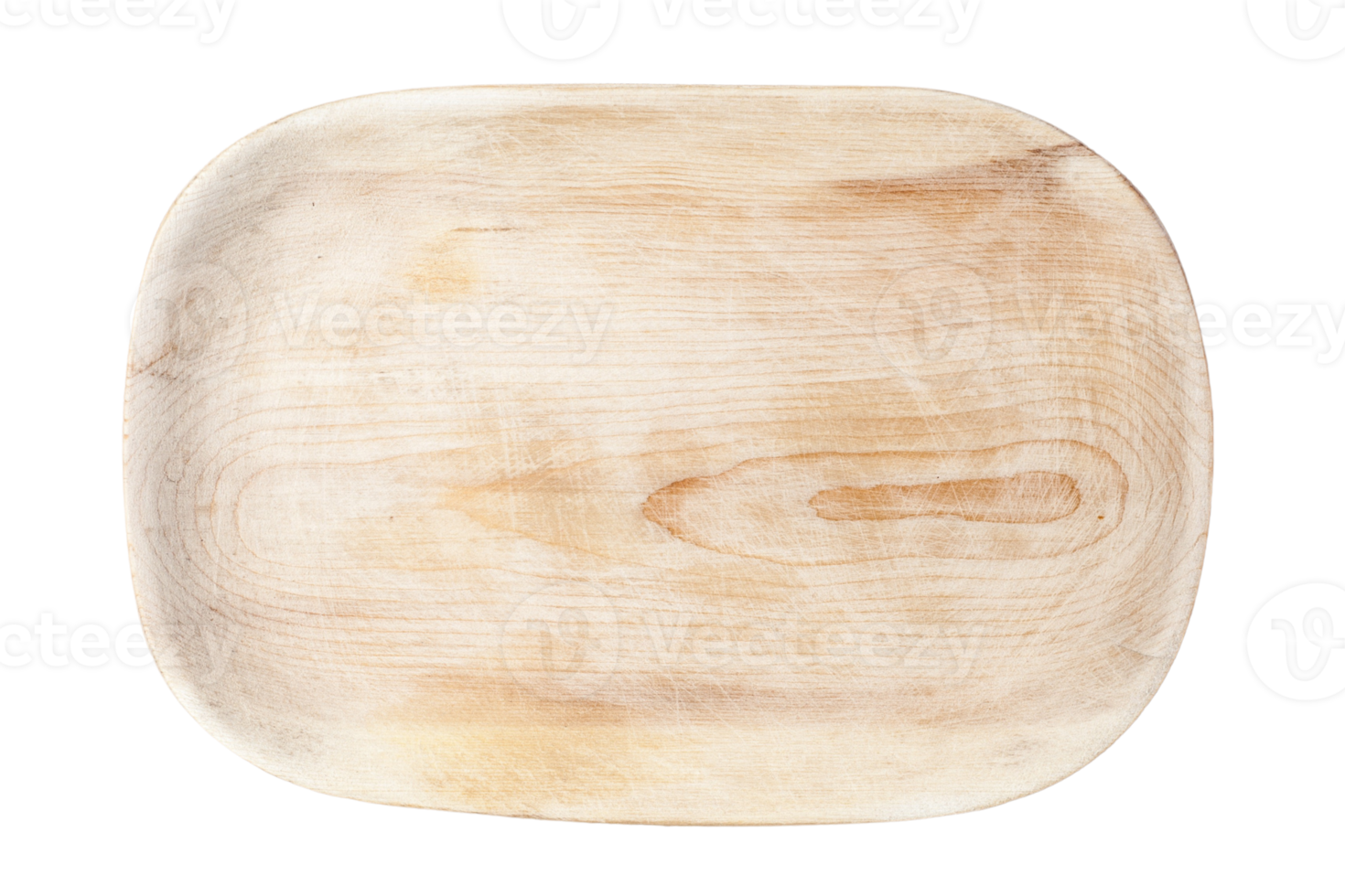 Beige wooden board isolated on a transparent background png