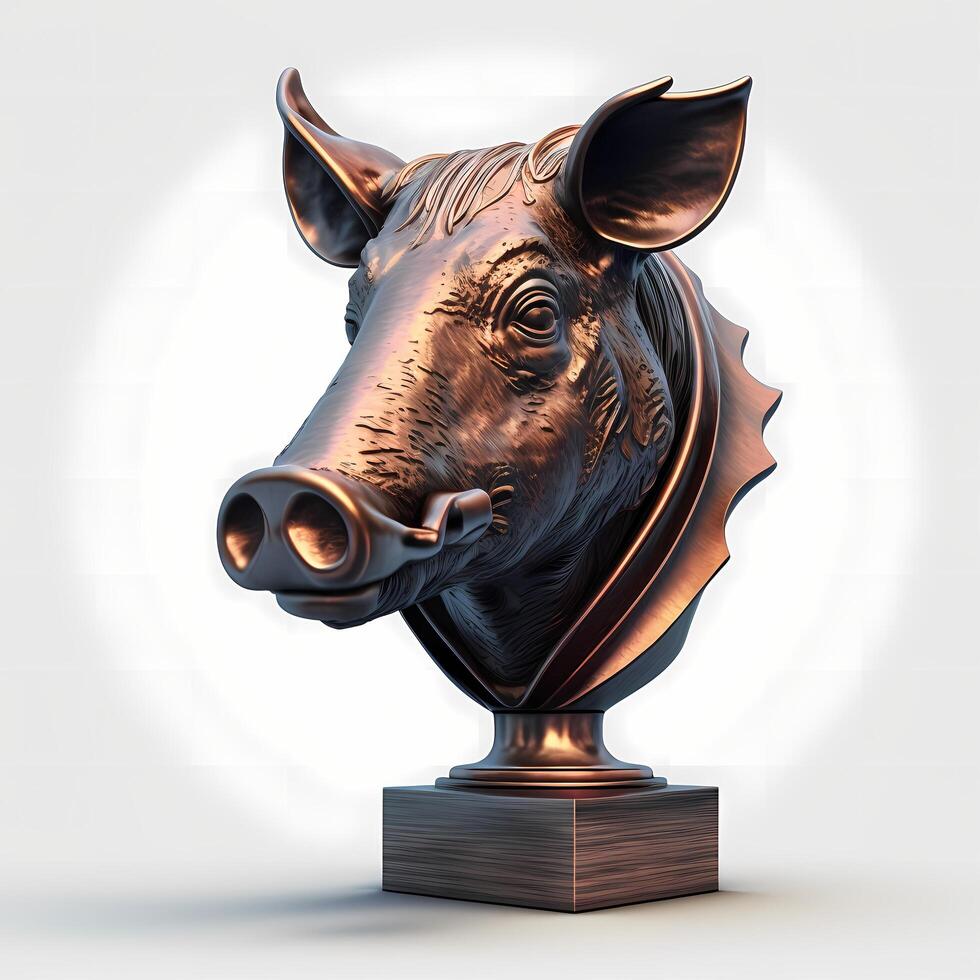 trophy illustration AI Generated photo