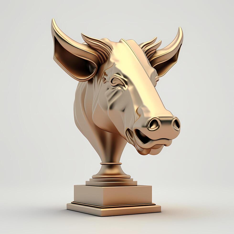 trophy illustration AI Generated photo