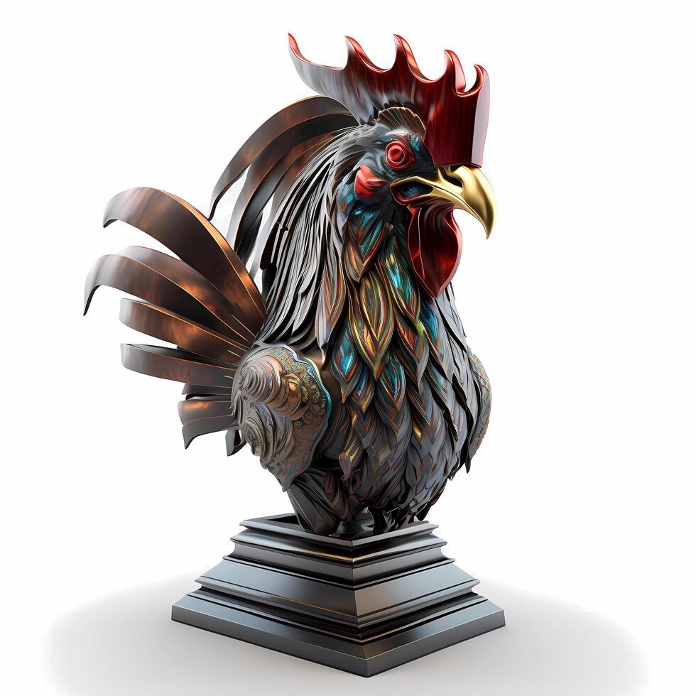 trophy illustration AI Generated photo