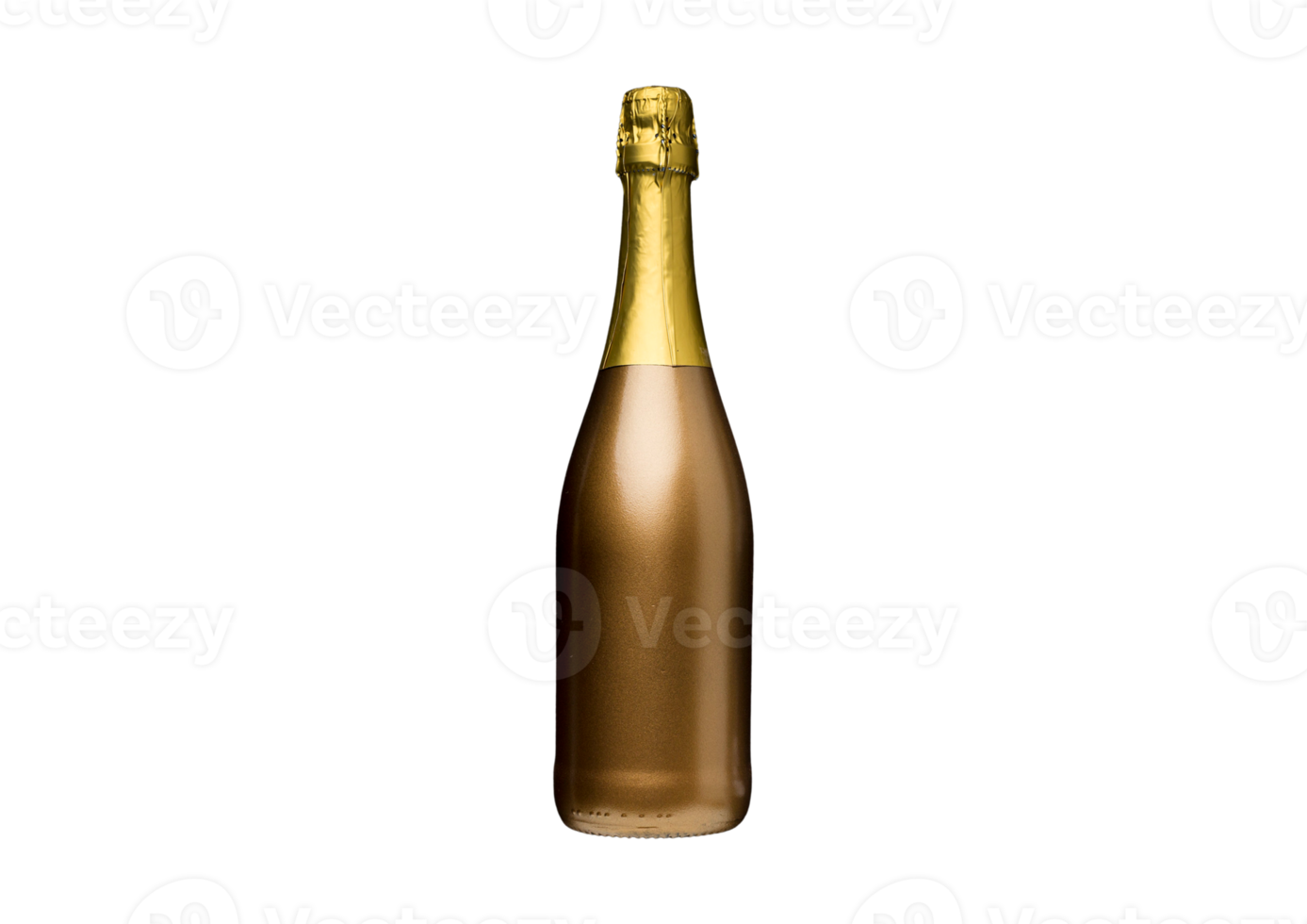 Champagne bottle isolated on a transparent background png