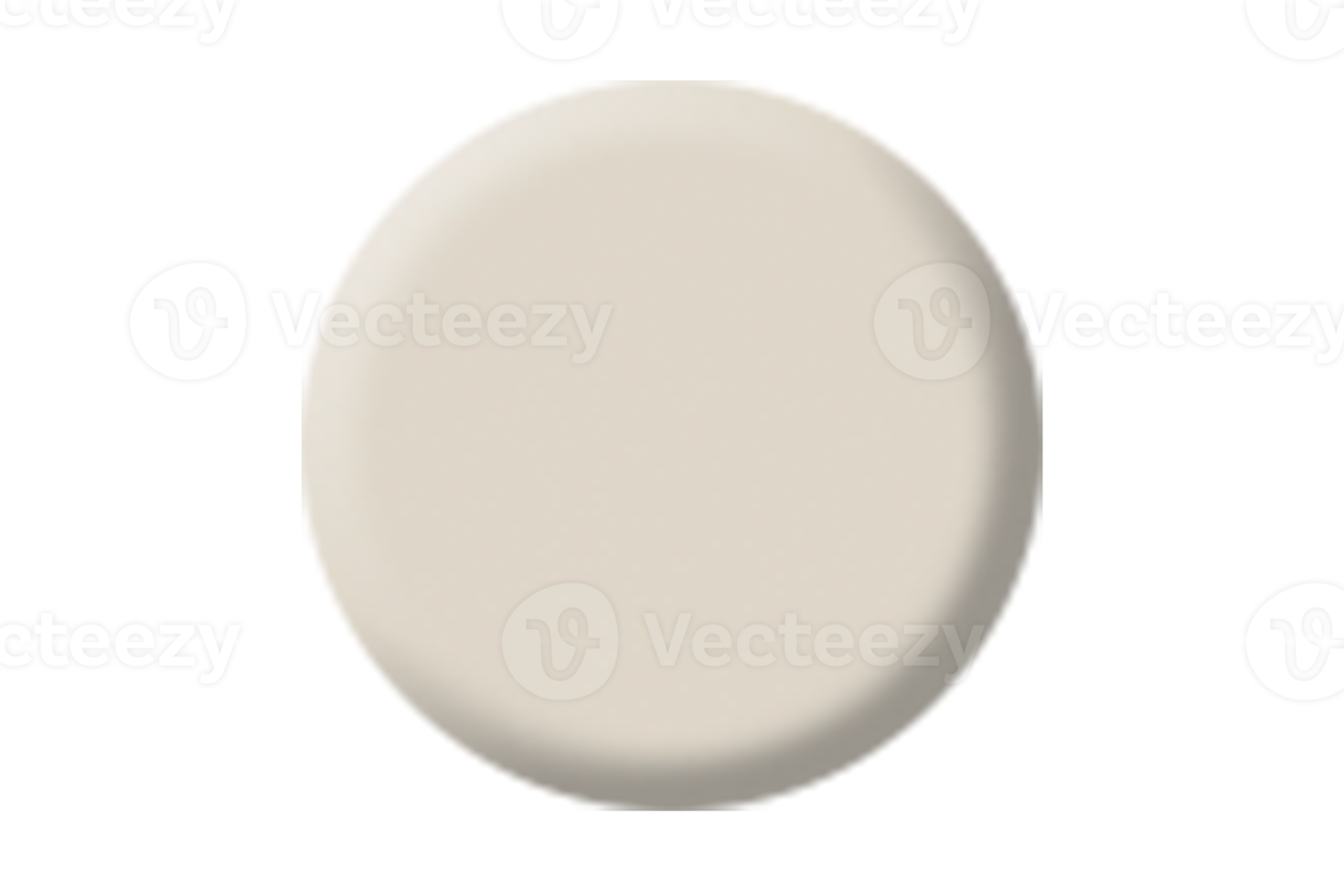 Beige plate isolated on a transparent background png