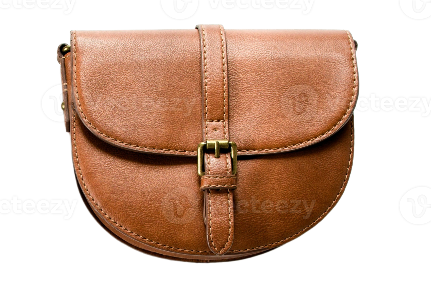 Brown bag isolated on a transparent png