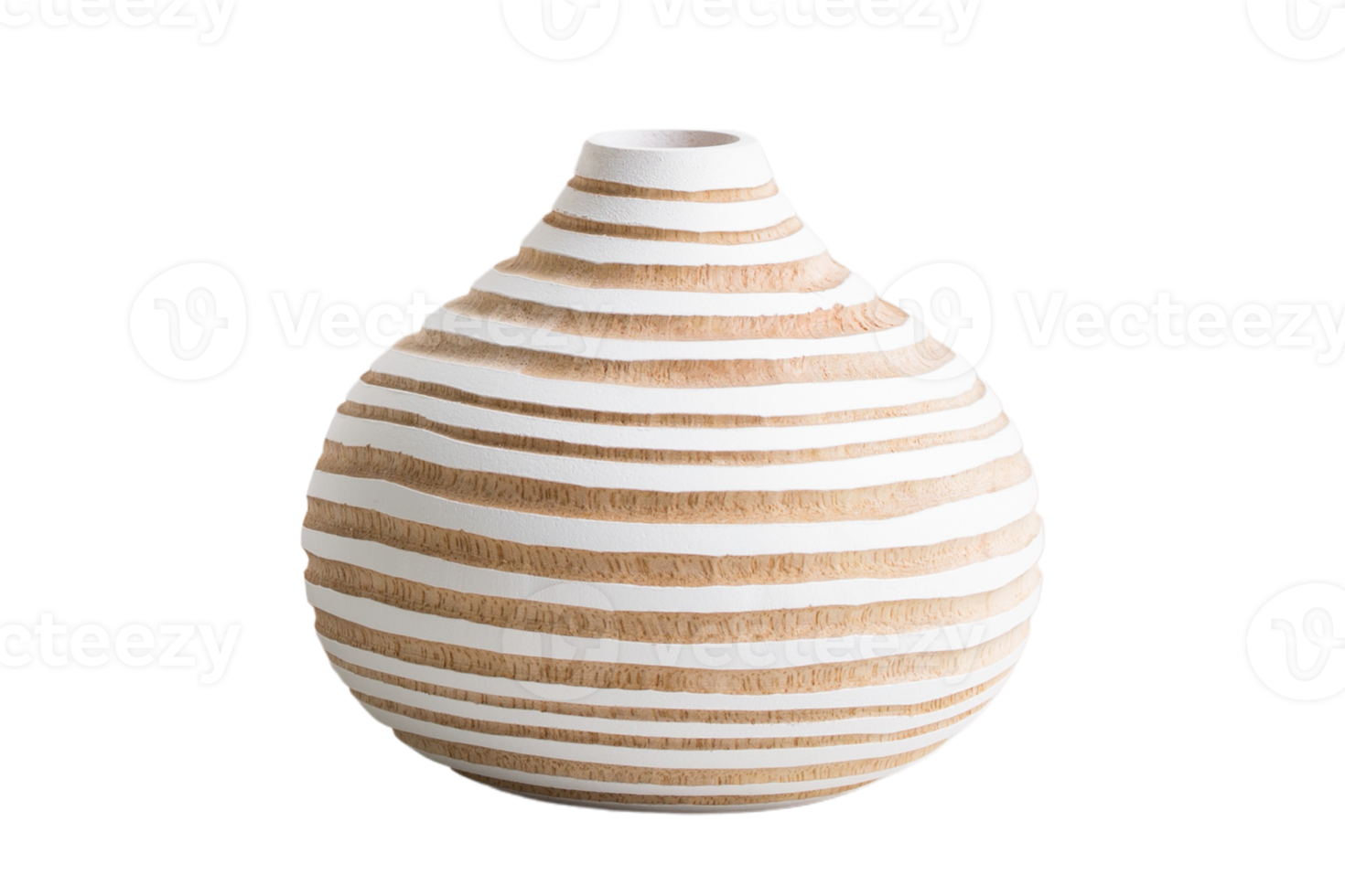 Weiß Vase isoliert auf ein transparent Hintergrund png