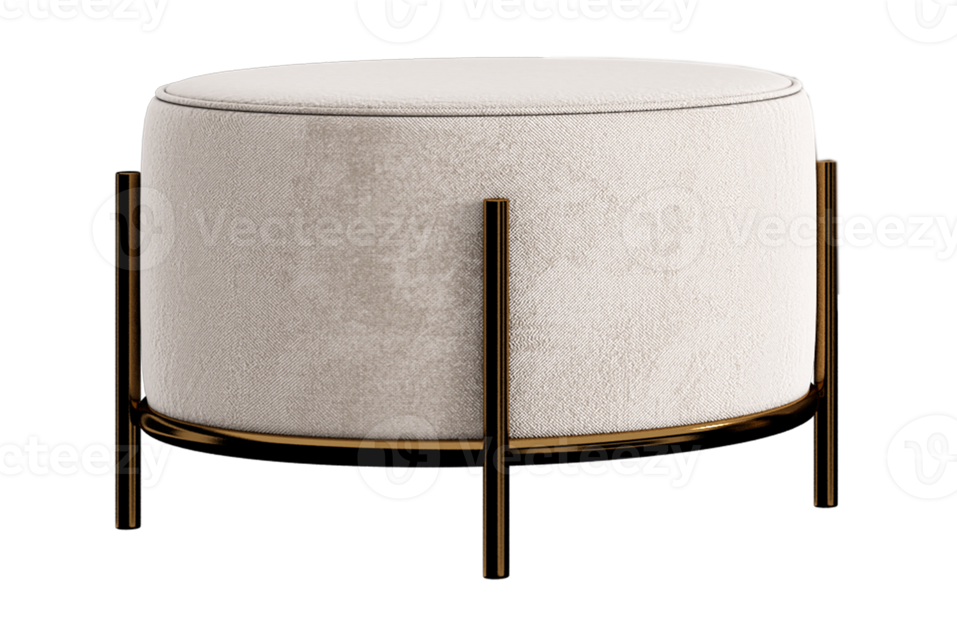 Free Beige ottomans isolated on a transparent background 21949886 PNG with Transparent Background