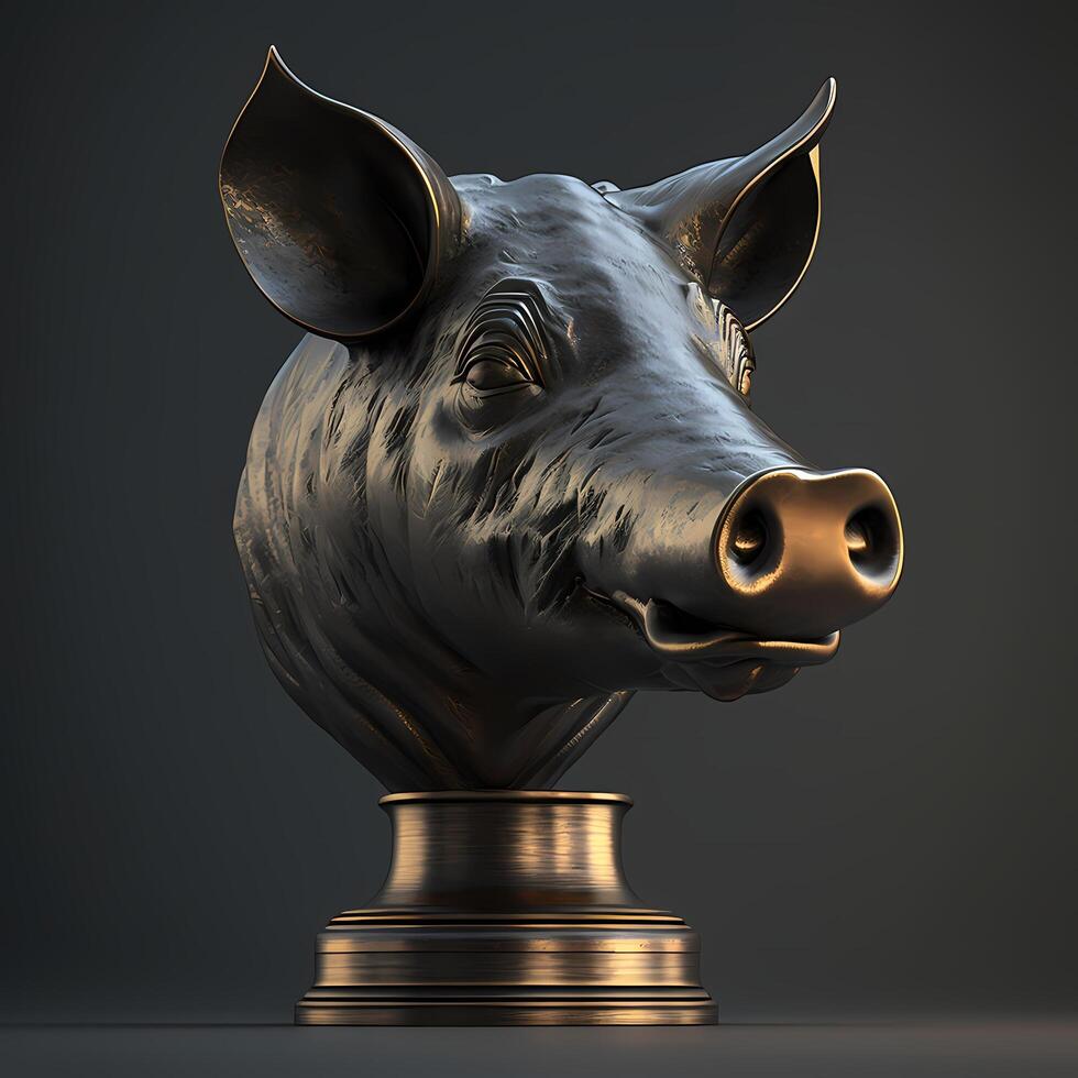 trophy illustration AI Generated photo