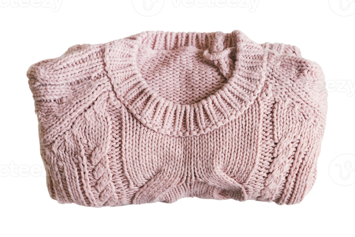 Pink sweater isolated on a transparent background png