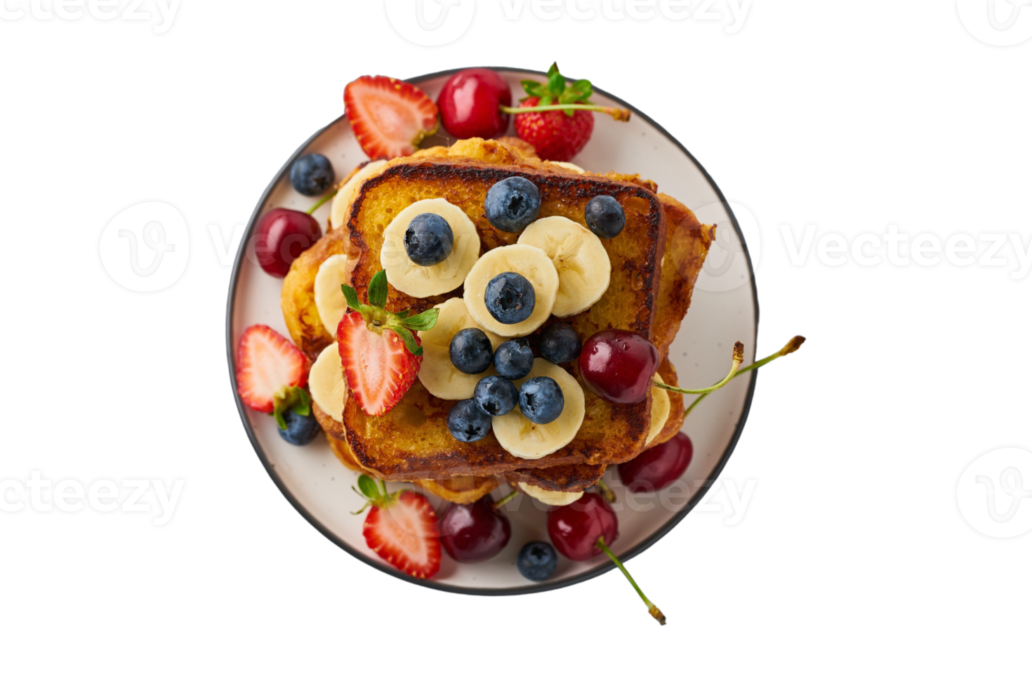 petit déjeuner sandwich isolé sur une transparent Contexte png