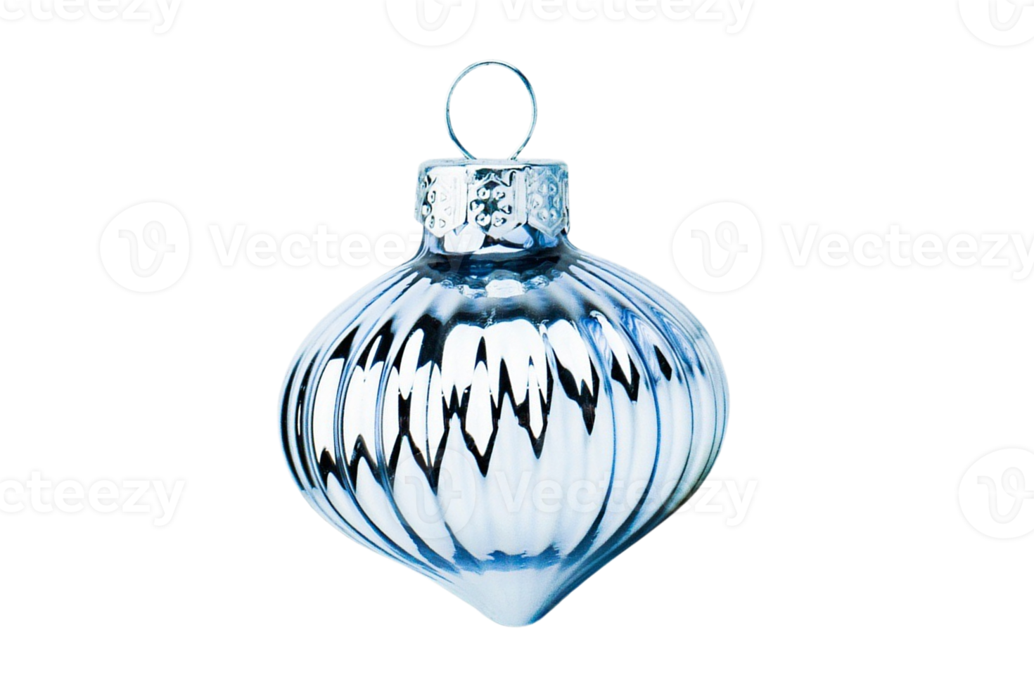 Blau Ornament isoliert auf ein transparent Hintergrund png