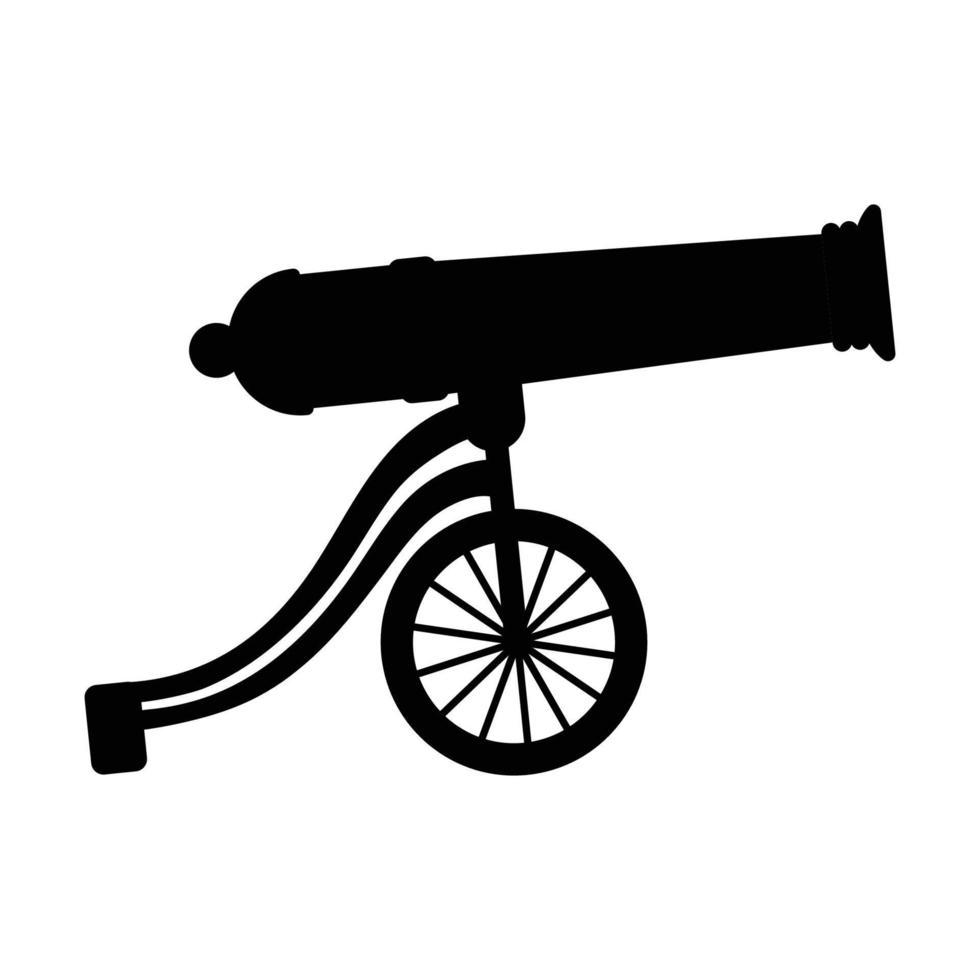 old cannon icon vector